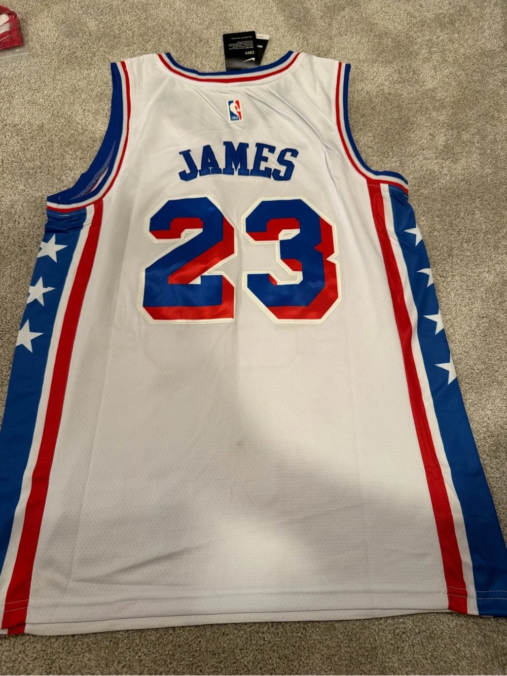 Nike Philadelphia 76ers new LeBron James #23 jersey